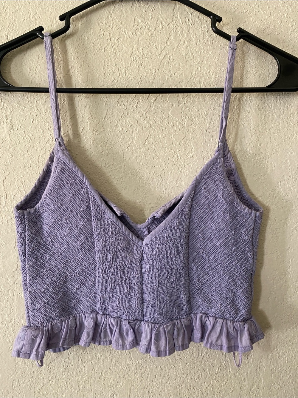 Urban Outfitters Lavender Textured Cropped Cami - Picture 7 of 9